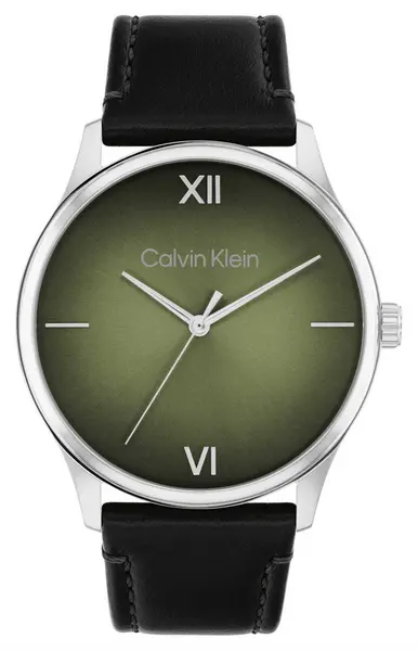 Image of Calvin Klein 25200454 Mens Ascend (43mm) Green Dial / Black Watch