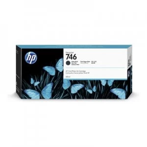 Image of HP 746 Matte Black Ink Cartridge 300ml