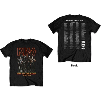 Image of KISS - End Of The Road World Tour Unisex Medium T-Shirt - Black