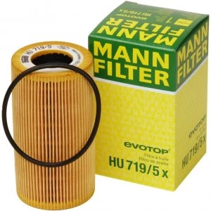 Image of Mann Filter HU7195X Oil Filter