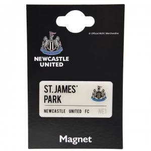 Image of Team Team Street Sign Magnet - Newcastle