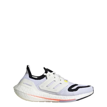 Image of adidas Ultraboost 22 Shoes Womens - Core White / Core White / Sola