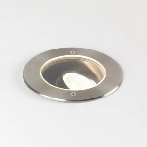 Image of Outdoor LED Ground Light Brushed Stainless Steel IP67