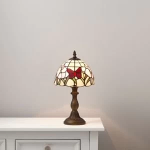 Image of Ailsa Multicolour Antique Bronze Effect Table Lamp