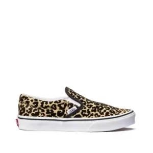Image of Kids JN Classic Slip-On Trainers in Leopard Print Leather