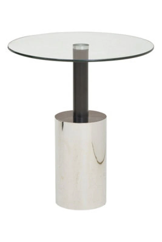 Image of Orsina Oria End Table With Silver Base