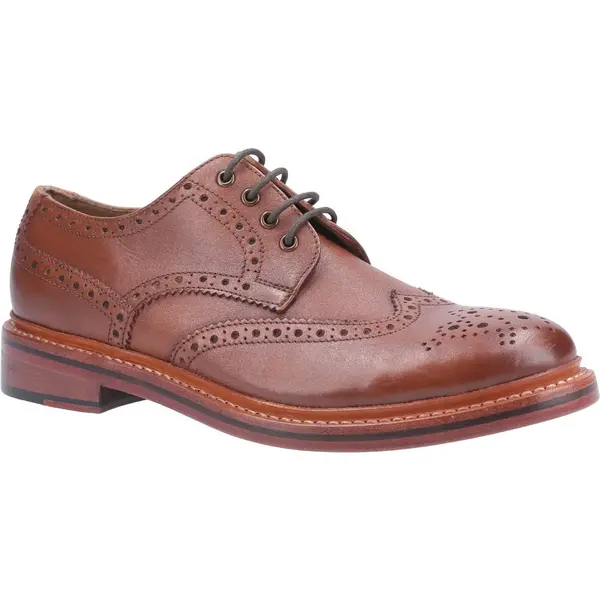 Image of Cotswold Mens Quenington Lace Up Brogues Shoes - UK 8