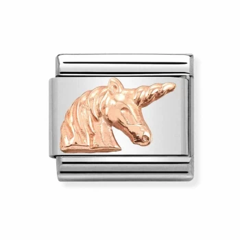 Image of Nomination CLASSIC Rose Gold Unicorn Head Charm 430106/18 *