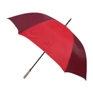 Image of Mens/Womens Unisex Large Automatic Stripe Design, Golf Umbrella (See Description) (Red)