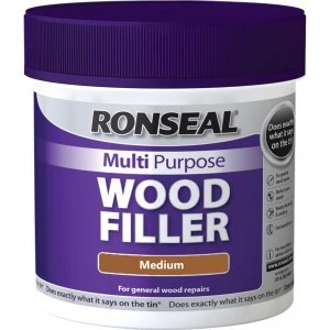 Image of Ronseal Multi Purpose Wood Filler Tub Medium 465g