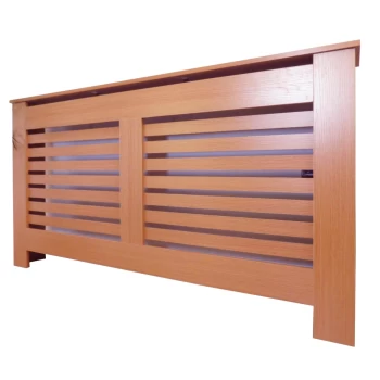 Image of Horizontal Oak Radiator Cover - Large