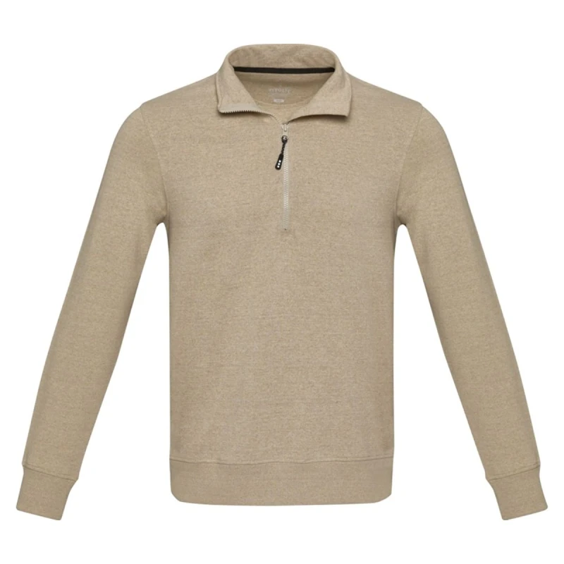 Image of Elevate NXT Mens Tin Aware Sweatshirt in Beige Size: XS Beige Male XS