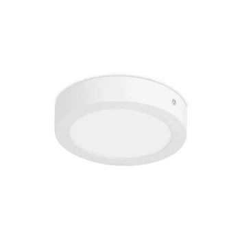 Image of Forlight Easy - Integrated LED Round Surface Mounted Downlight Matt White - Cool White