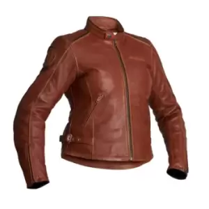 Image of Halvarssons Leather Jacket Nyvall Women Cognac 44