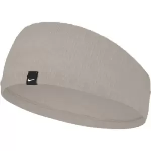 Image of Nike Particle Seamless Headband (One Size) (Beige/Black/White)