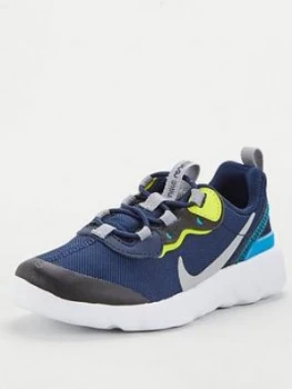 Image of Nike Element 55 Infant Trainer - Navy/Yellow, Size 9.5