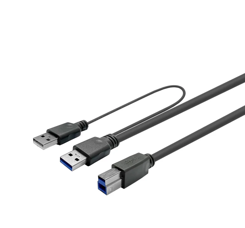 Image of Vivolink PROUSB3AB5C-DUAL USB cable