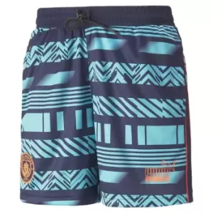 Image of Puma MCFC Heritage Shorts - Blue