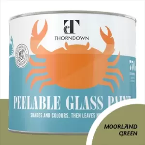 Image of Thorndown Moorland Green Peelable Glass Paint 150ml - Opaque