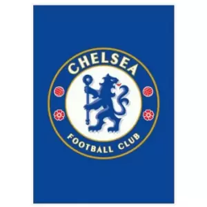 Image of Chelsea FC Crest Rug (One Size) (Blue)