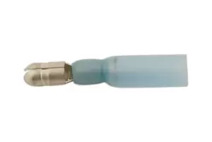 Image of Blue Heatshrink Male Bullet Terminal Pk 25 Connect 30700
