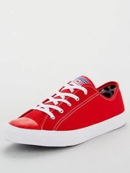 Image of Converse Chuck Taylor All Star Dainty - Red, Size 6, Women