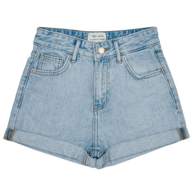 Image of Teddy Smith S-MOM JR ROLLER boys's Children's shorts in Blue
