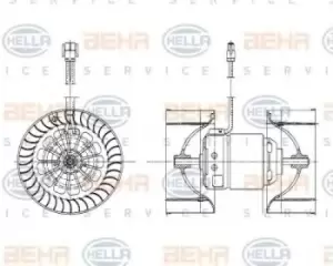 Image of Air Conditioning fan 8EW009159-201 by BEHR