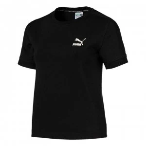 Image of Puma T7 T Shirt - Cotton Black