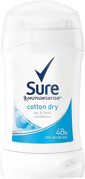 Image of Sure Motion Sense Cotton Dry Deodorant Stick 40ml