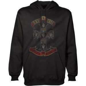 Image of Guns N' Roses - Appetite for Destruction Unisex Medium Pullover Hoodie - Black