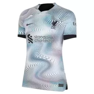 Image of Nike Liverpool Away Shirt 2022 2023 Womens - White