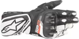 Image of Alpinestars Stella SP-8 V3 Ladies Motorcycle Gloves, black-white, Size M for Women, black-white, Size M for Women