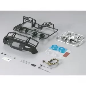 Image of Killerbody 1/10Th Alloy Bumper W/Led Upgrade Sets Matt/Black