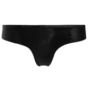 Image of Calvin Klein Tropical Thong - Black