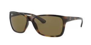 Image of Ray-Ban Wrap Around Sunglasses - Havana