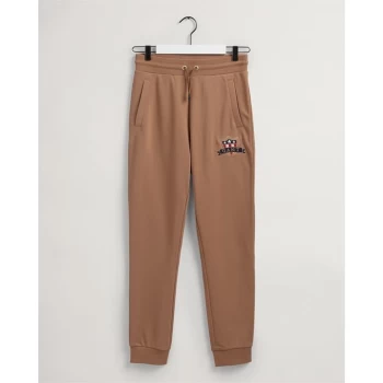 Image of Gant Gant Banner Shield Joggers Junior - Walnut 210