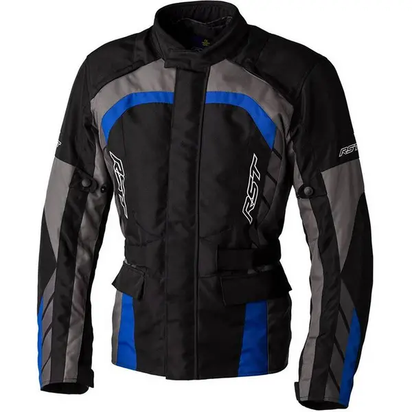 Image of RST Alpha 5 Jacket Black Grey Blue Size 48