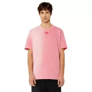 Image of Diesel Logo T-Shirt - Pink