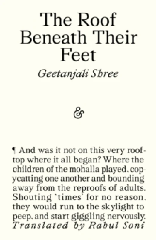 Image of The Roof Beneath Their Feet Paperback / softback