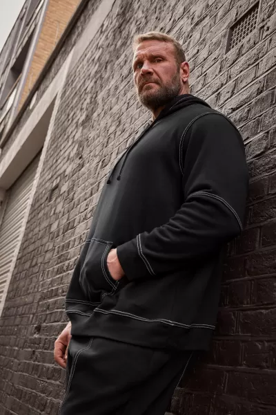 Image of Contrast Stitch Hoodie