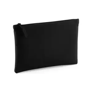Image of Bagbase Grab Zip Pocket Pouch Bag (One Size) (Black)
