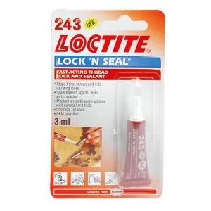 Image of Loctite Lock n Seal Fast Thread Lock and Sealant - 3ml