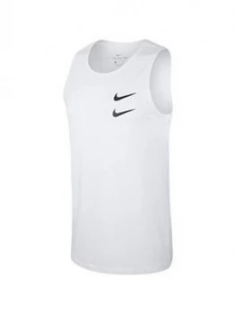 Image of Nike Sportswear Swoosh Tank - White