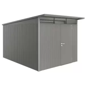 Image of Biohort AvantGarde Metal Shed A8 Standard door 8' 5'' x 12' 4'' - Quartz Grey