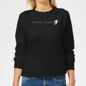 Image of Disney Peter Pan Tinkerbell Pixie Power Womens Sweatshirt - Black - M