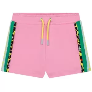 Image of Little Marc Jacobs Girls Graphic Side Panel Drawstring Short In Pink - Size 6 Years