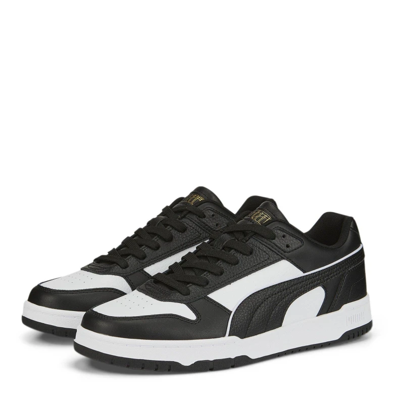 Image of Puma Kids Rbd Game Top Low-Top Trainers Black/White female 4 (37)