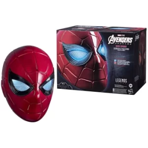 Image of Hasbro Marvel Legends Series Spider-Man Iron Spider Electronic Helmet Replica