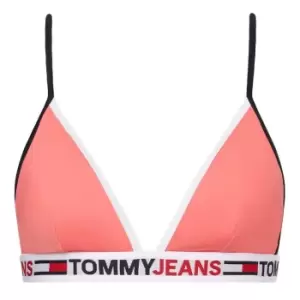 Image of Tommy Bodywear Triangle Fixed Bikini Top - Pink